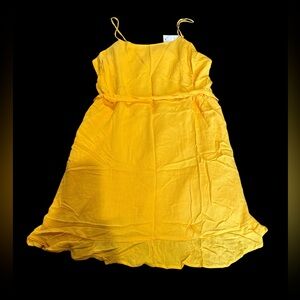 Women’s Nine West Flutter Hem Tie Waist Dress (XXL) NEW